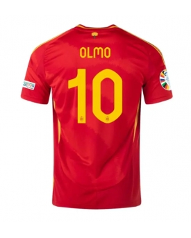 Spagna Dani Olmo #10 Maglia Gara Casa Repliche Europei 2024